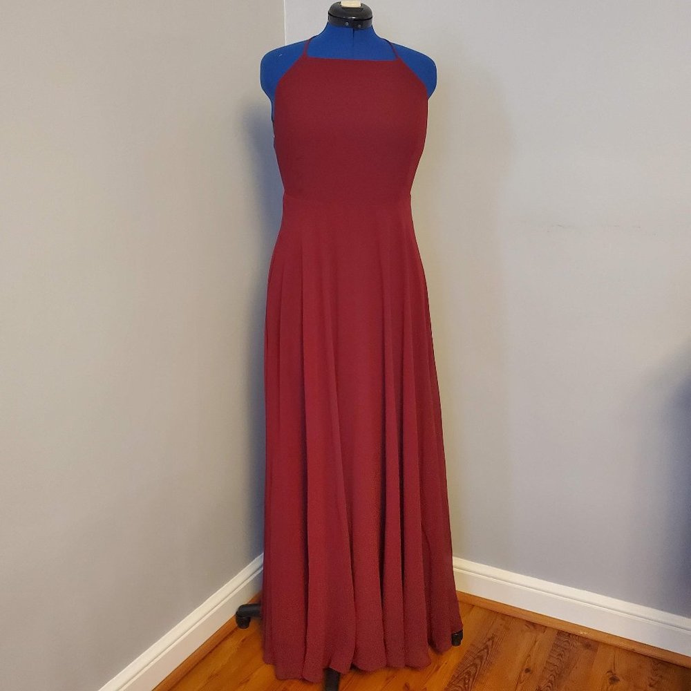 Burgundy Maxi XL - bridemaid